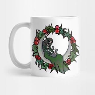 Celtic Goddess With Kitty Cat Mug